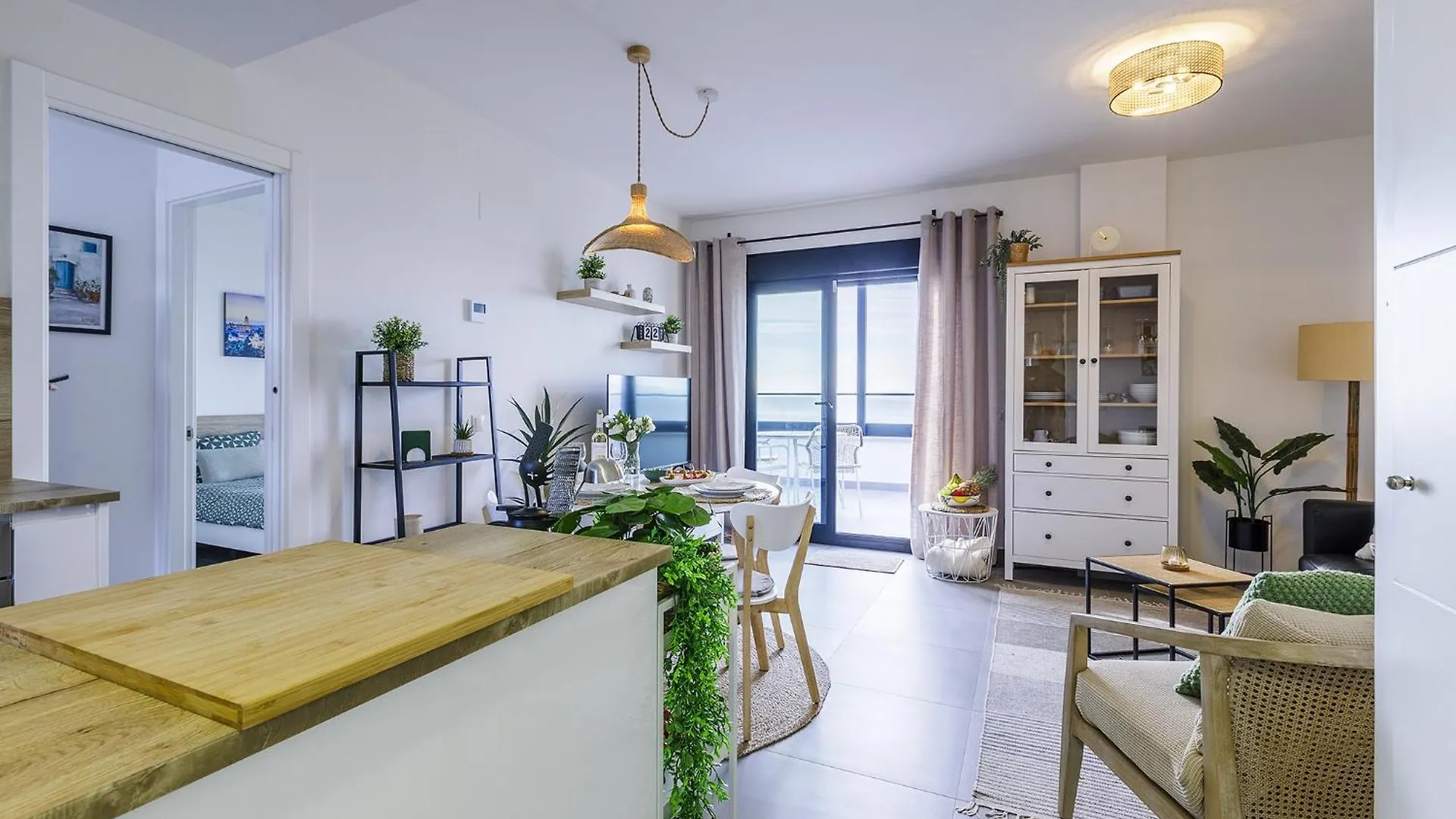 Апартаменты A&N Atico Dimo Terraza Del Mar Альгарробо-Коста